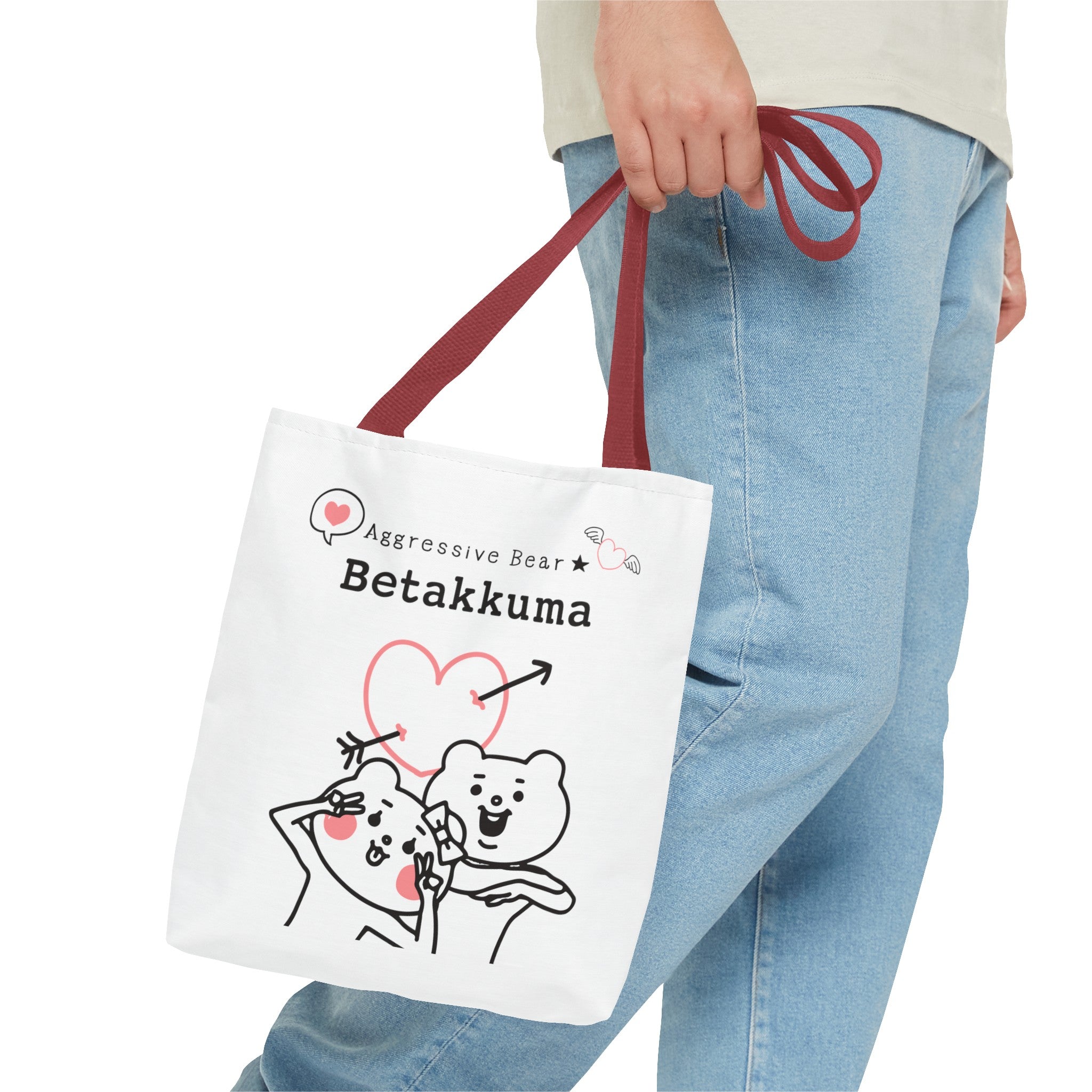 Betakkuma Arrow Heart Tote Bag